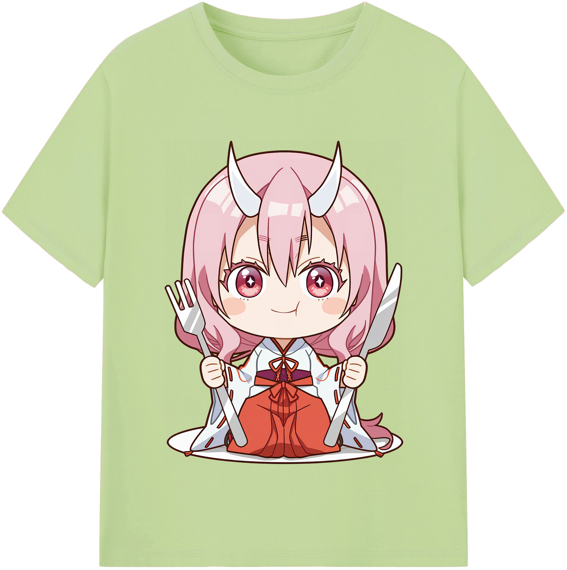 （画像用） 転スラ Regarding Reincarnated to Slime 綿100％半袖Tシャツ（フロントプリント）